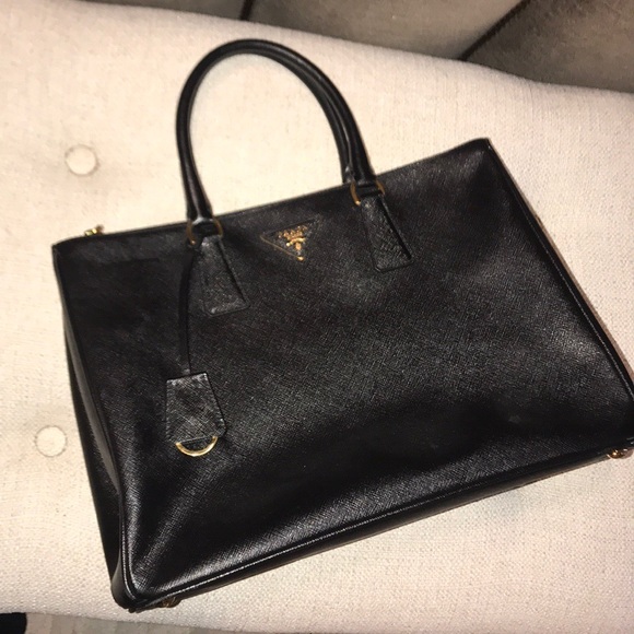Prada Handbags - Prada black tote bag
